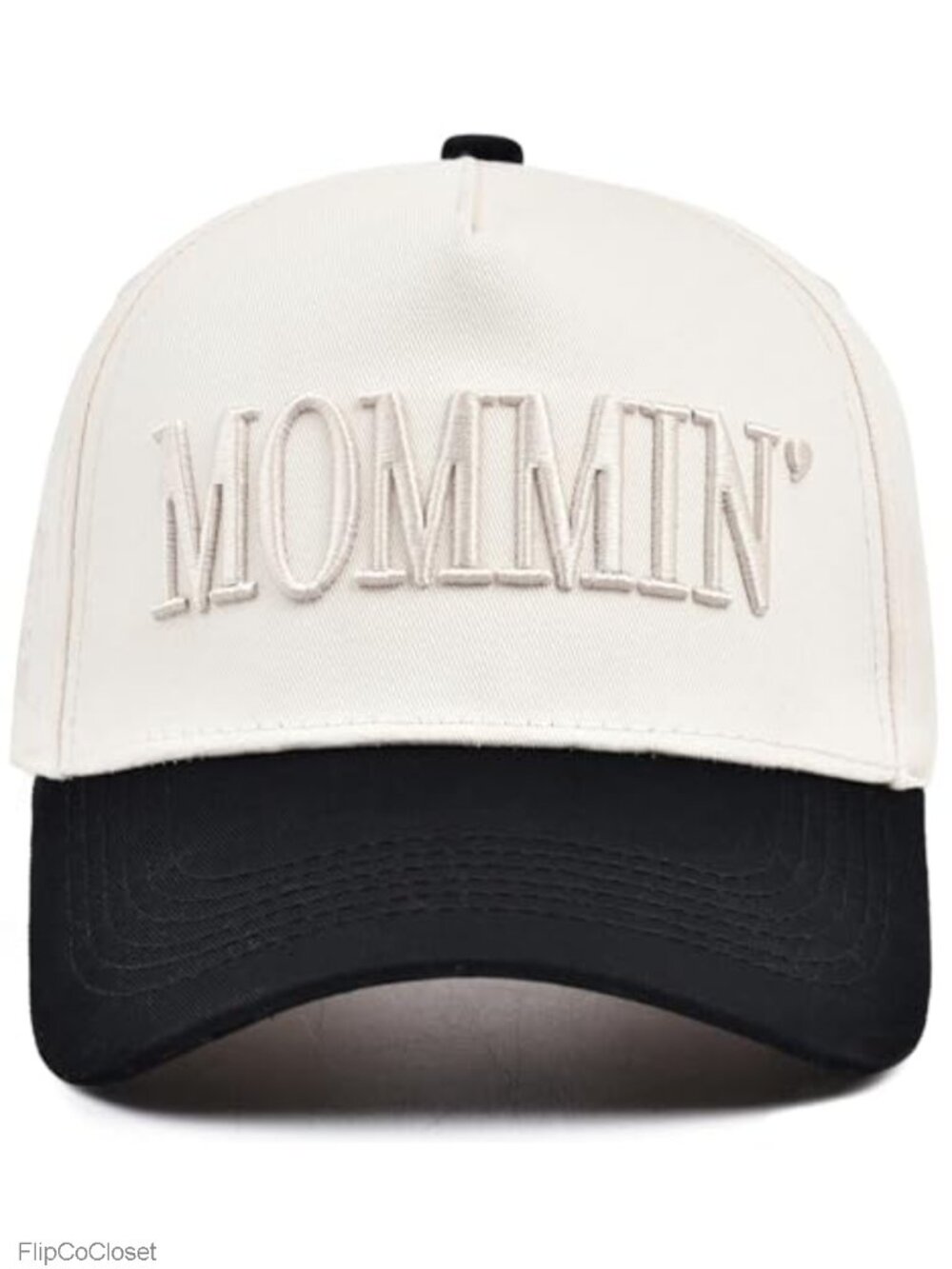 MOMMIN Vintage Two-Tone Trucker Hat - Adjustable Embroidered Baseball Cap Gift